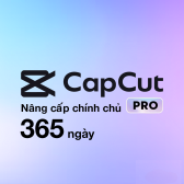 Tài khoản CapCut Pro 12 tháng